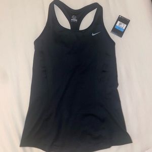 Nike Dri-Fit racerback tank in black NWT